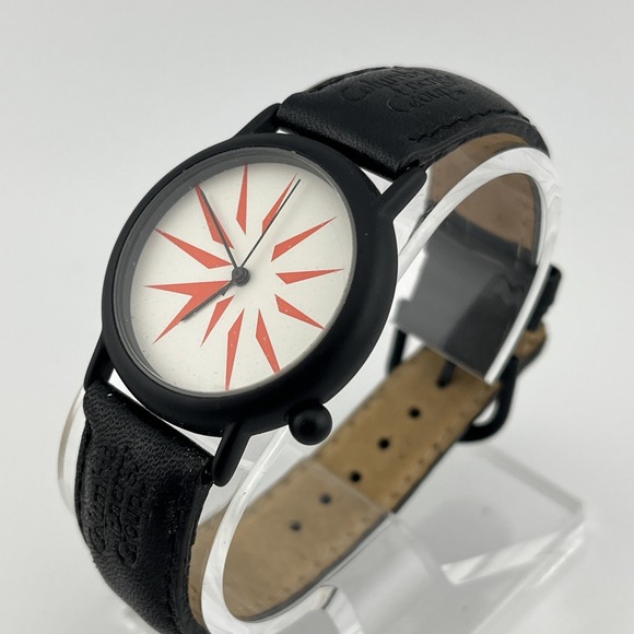 Columbia Energy‎ Group Watch Unisex 34mm Case Black Leather Band- New Battery - Picture 3 of 10